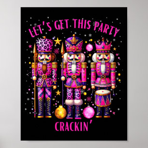 Womens Christmas Crushing It Nutcracker - Funny Re Poster