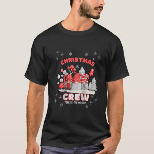 Womens Christmas Gnomes Crew Making Memories Cute  T-Shirt