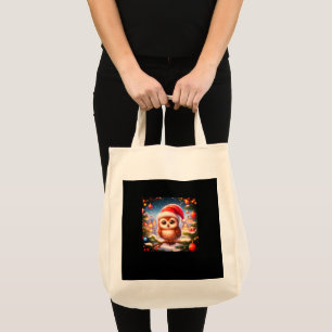 Women's Christmas Grocery Tote Bag