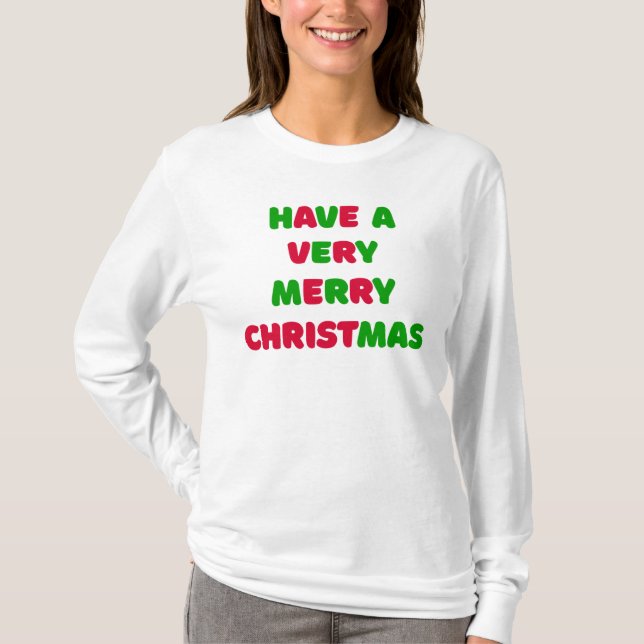 Women's Christmas Long Sleeve T-Shirt (Front)