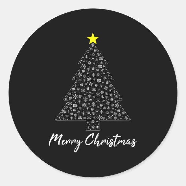 Womens Christmas Tree Matching Family Santa Claus  Classic Round Sticker (Front)