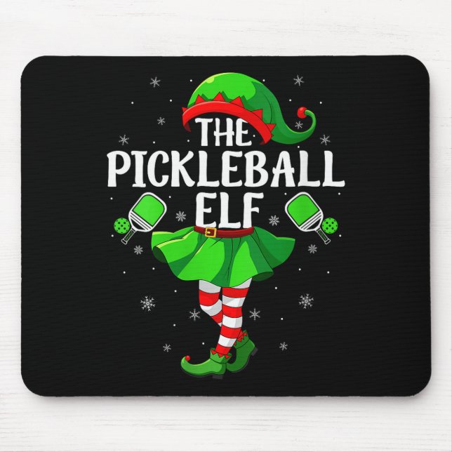 Womens Ckleball Elf Christmas Girls Women Elf Squa Mouse Mat (Front)