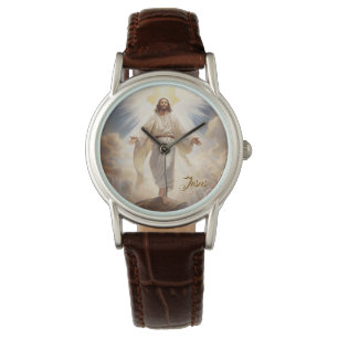 Womens Classic Leather Watch-Jesus Watch