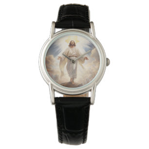 Womens Classic Leather Watch-Jesus Watch