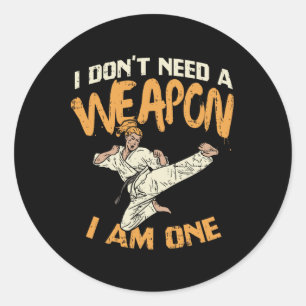 Womens classic round sticker