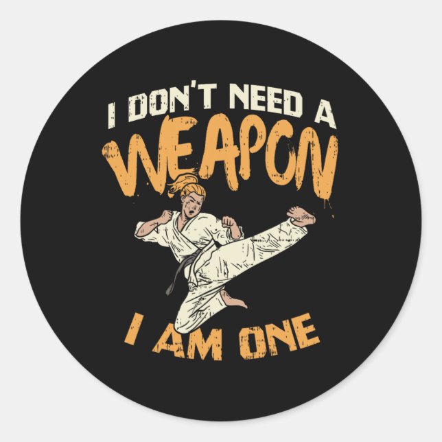 Womens  classic round sticker (Front)