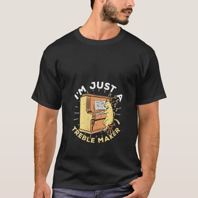 Womens Classical Music Evolution Piano Player Pian T-Shirt (Front)