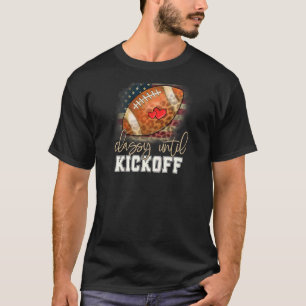 Womens Classy Until Kickoff American Football Flag T-Shirt