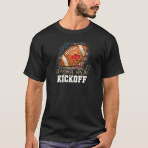 Womens Classy Until Kickoff American Football Flag T-Shirt