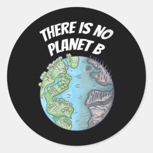 Womens Climate Protection Environmental Classic Round Sticker