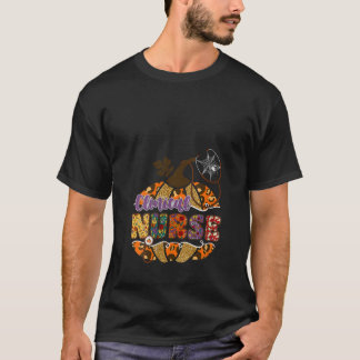 Womens Clinical Nurse Stethoscope Nursing Hallowee T-Shirt
