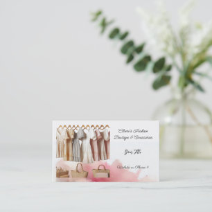 Women's Clothing Boutique Accessory Business Card