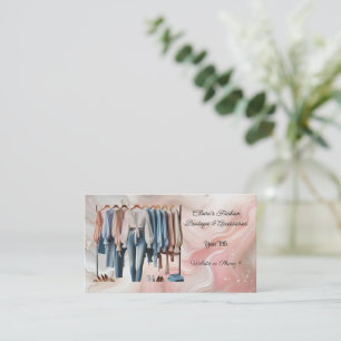 Women's Clothing Boutique Accessory Business Card