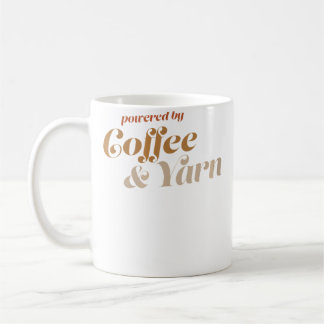 Womens Coffee And Yarn Funny Knitting Sewing Quilt Mug