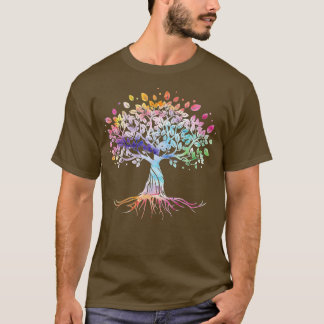 Womens Colourful Life Is Really Good Vintage Uniqu T-Shirt