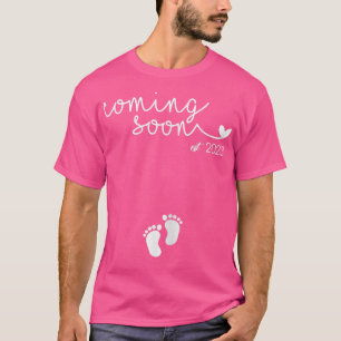 Womens Coming Soon est 2023 Pregnancy Mother's Day T-Shirt