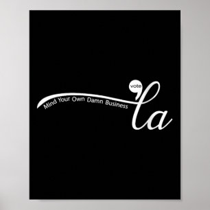 Womens Comma La Harris For President Poster