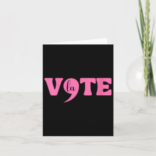 Womens Comma La Kamala Harris Punctuation La Elect Card