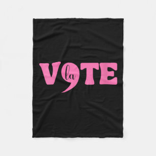 Womens Comma La Kamala Harris Punctuation La Elect Fleece Blanket