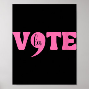 Womens Comma La Kamala Harris Punctuation La Elect Poster