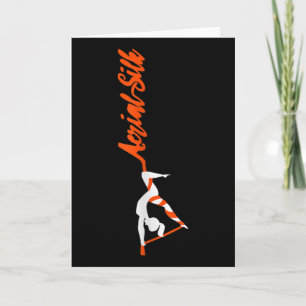 Womens Cool Aerial Silks Dancer Aerialist Air Yoga Card