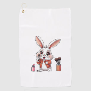Womens Cool Beautician Aesthetician Beauty Makeup Golf Towel