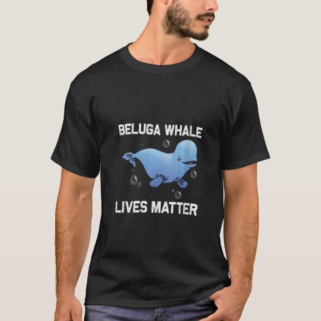Womens Cool Beluga Whale For Men Women Orca Whales T-Shirt (Front)