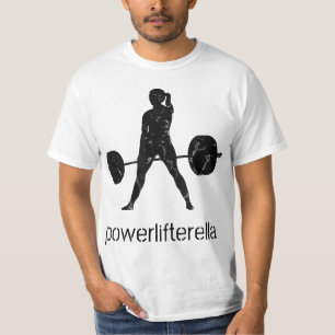 Womens Cool Deadlift-Day Powerlift Retro Gym Worko T-Shirt