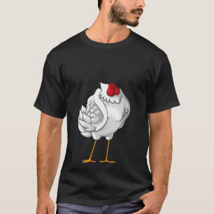 Womens Cool Headless Chicken Halloween Costume Fun T-Shirt