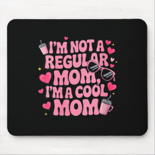 Womens cool mum funny pink gift for mother's day mouse mat