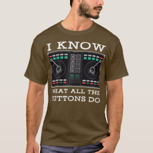 Womens Cool Music Techno House Mixer DJ s T-Shirt