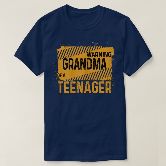 Womens Cool Proud Grandma Official Teenager Birthd T-Shirt (Design Front)