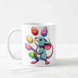 Womens Cool Rat Juggler Juggling Easter Coffee Mug