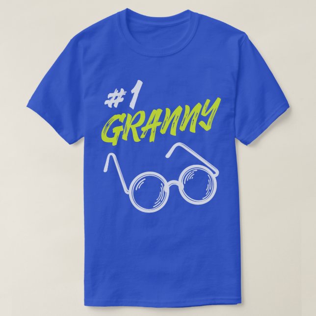 Womens Cool Saying Granny Visual Impairment Glasse T-Shirt (Design Front)