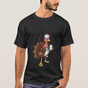 Womens Cool Turkey Nurse  Thanksgiving Bird Nursin T-Shirt