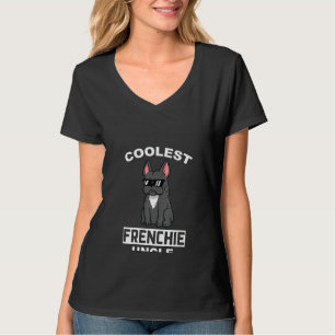 Womens Coolest French Bulldog Uncle Dog 1 T-Shirt