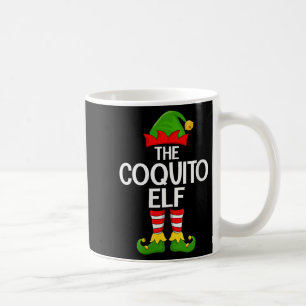 Womens Coquito Elf Xmas Matching Family Elf Squad  Coffee Mug