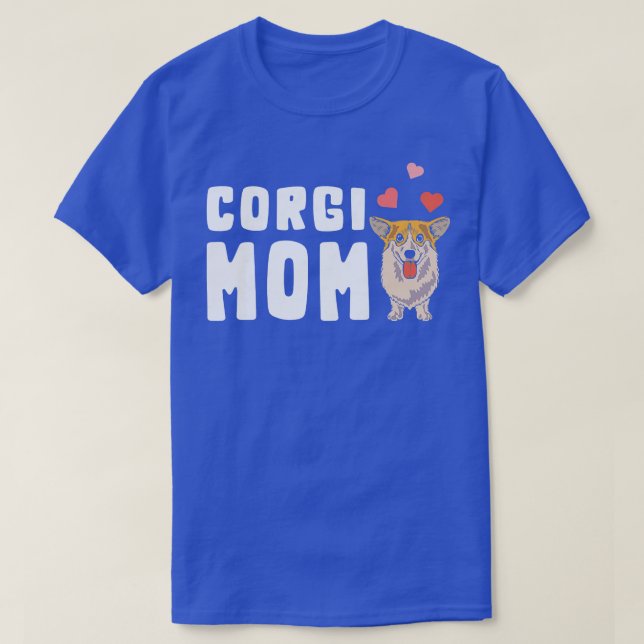 Womens Corgi Mama Funny Corgi Dog Owner  T-Shirt (Design Front)