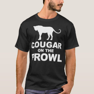 Womens Cougar on the Prowl Women's VNeck  T-Shirt