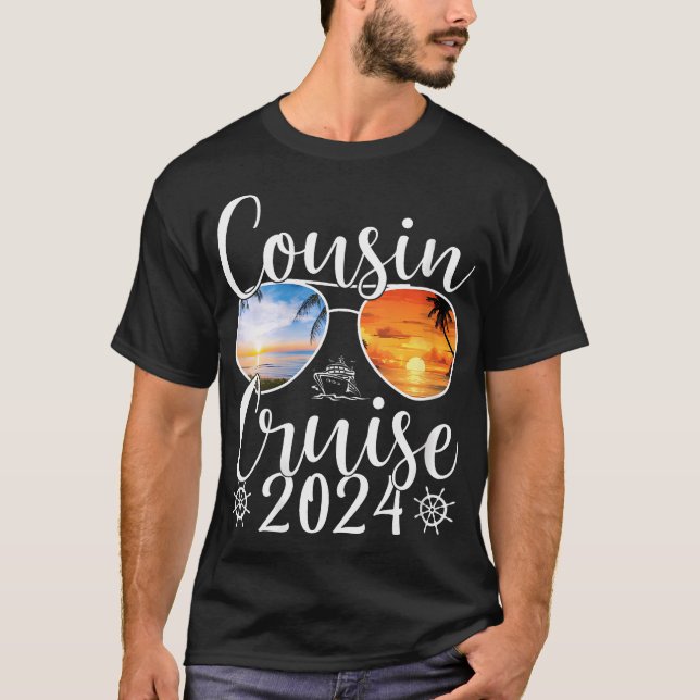 Womens Cousin Cruise 2024 Girls Couse Trip 2024 Va T-Shirt (Front)