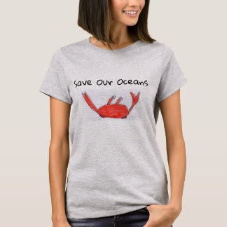 Women's crab t-shirt
