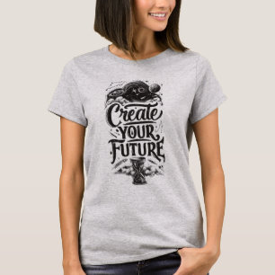 Women's Create Your Future Cosmic Galaxy Hourglass T-Shirt