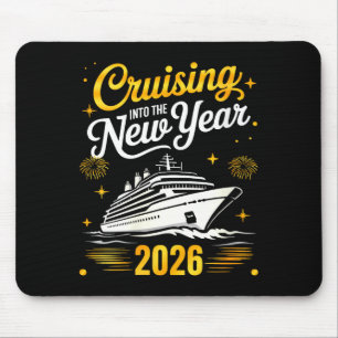 Womens Cruising Into 2026 New Years Eve Matching F Mouse Mat