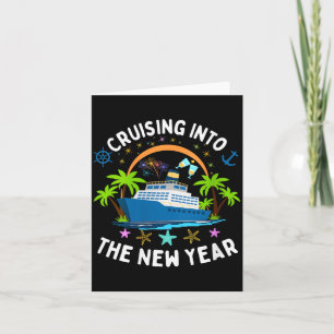 Womens Cruising Into New Year 2026 Family Matching Card
