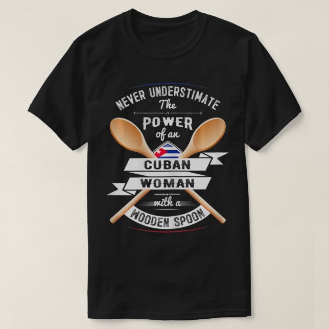 Womens Cuba Flag Souvenirs for Cubans Men & Women  T-Shirt (Design Front)