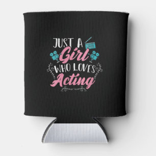 Womens Cute Actor Just A Girl Who Loves Acting Can Cooler