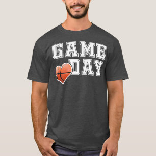 Womens Cute Basketball Mom Friday Night Game Day T T-Shirt