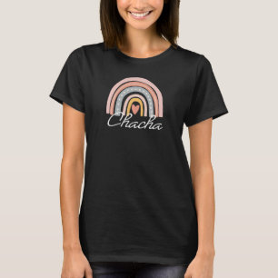 Womens Cute Chacha Rainbow For Women Grandma Chris T-Shirt