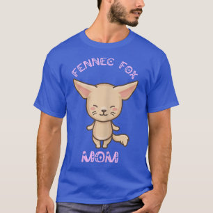 Womens Cute Fennec Fox Smallest Mom Mother Ears Fo T-Shirt