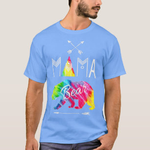 Womens Cute Funny Mama Bear Wildlife Wonderful Mum T-Shirt